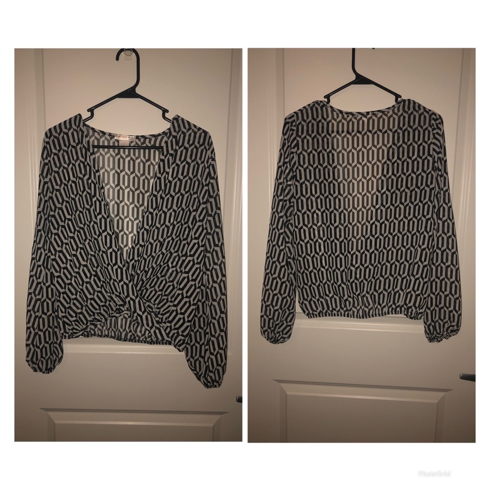 Sheer blouse